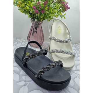 Birken Feminina Sandália Brilho Strass Confortavel Original Naty Shoes