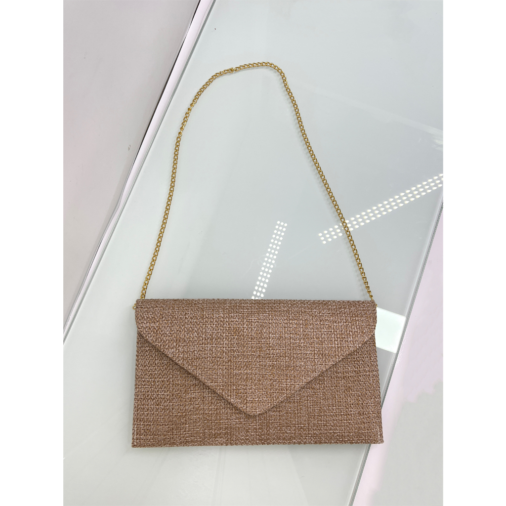 Juzia Bolsas Bolsa carteira envelope flap bag feminina palha praia alça corrente retirável de ombro de mão quadrada