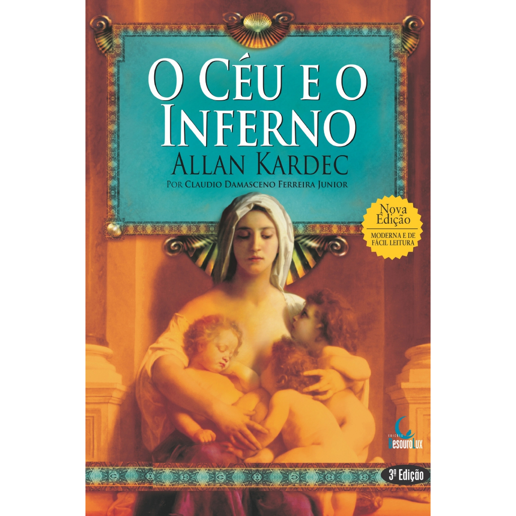 Livro O Céu e o Inferno ou A Justina Divina Segundo o Espiritismo Besouro Box