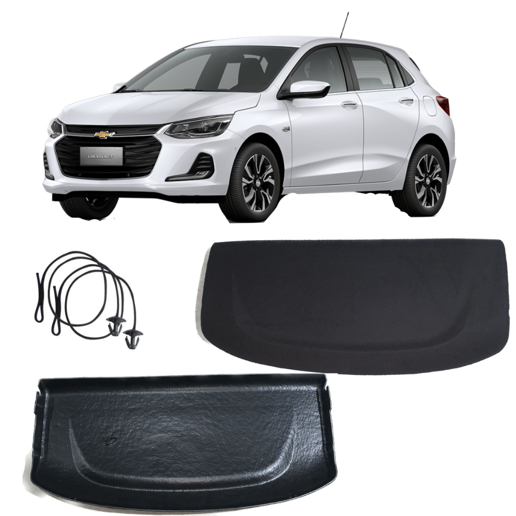 Tampão Bagagito Chevrolet Onix 2020 2021 2022 2023 Acarpetado Preto