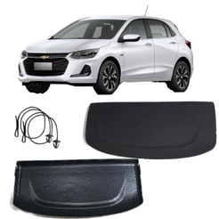 Tampão Bagagito Chevrolet Onix 2020 2021 2022 2023 Acarpetado Preto