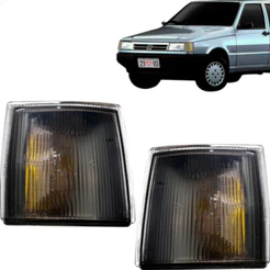 Lanterna Dianteiro Uno/elba/premio/fiorino 1991 1993 1994 19961997 1998 2000 2002 2003 04 Arteb Fume