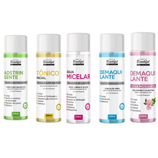 Linha de Tratamento Água Micelar Face Beautiful 200ml em Oferta na Shopee