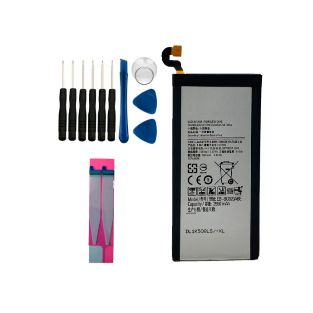 Kit Ferramenta + Bat. EB-BG920ABE Compativel Galaxy S6 Flat G920