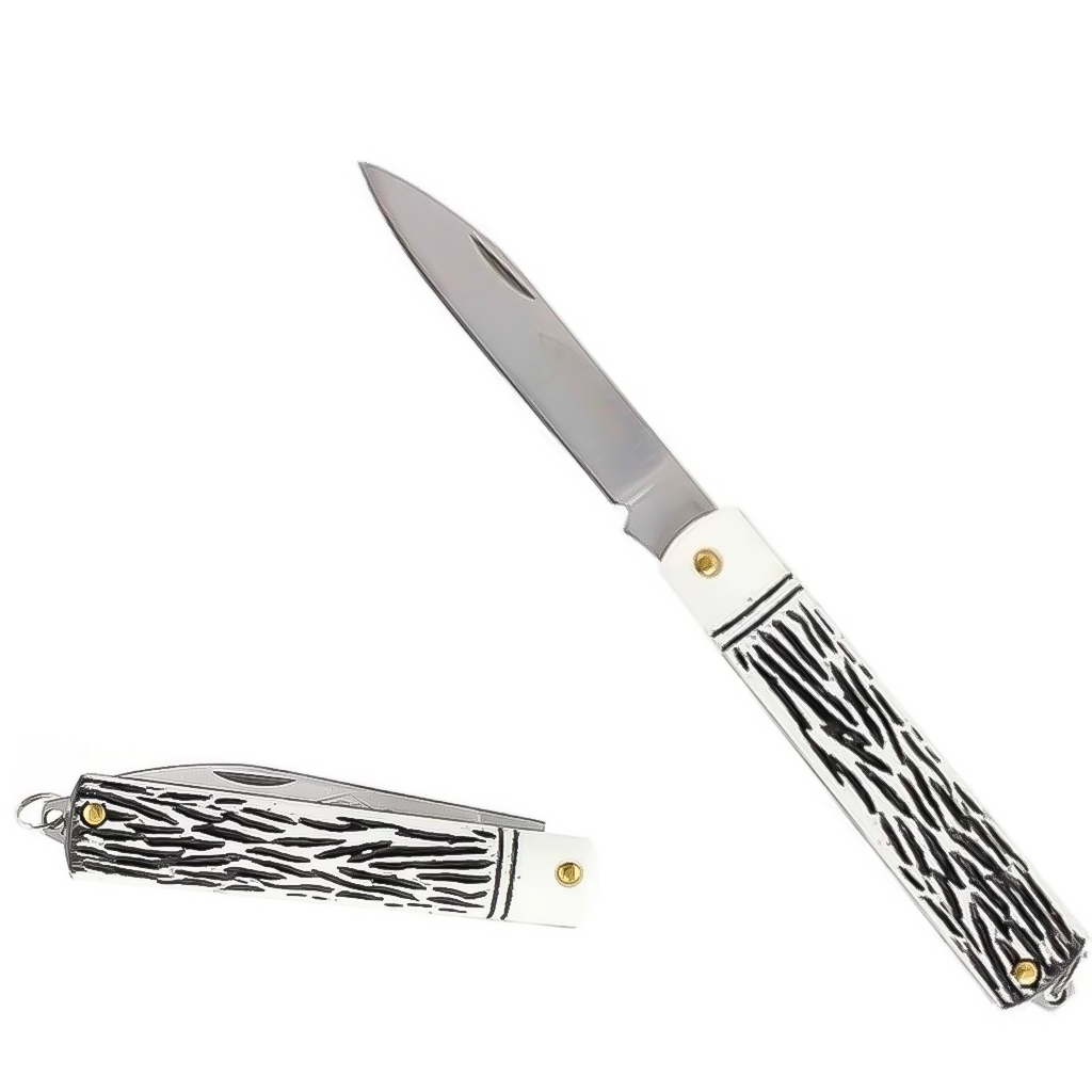 Canivete De Bolso Lâmina Estreita Inox Multiuso 18cm Corneta Ferramentas