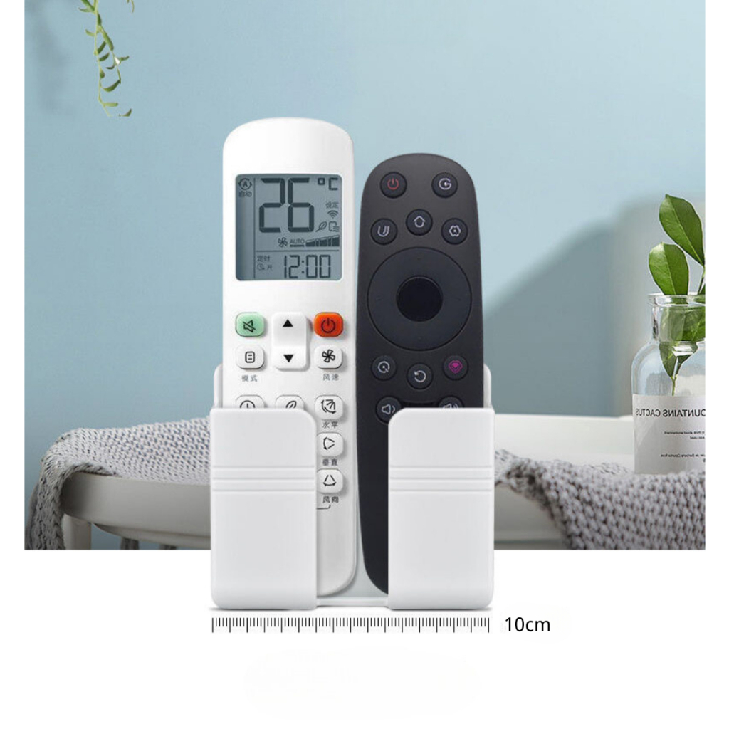 Kit 10 Suporte Adesivo Multiuso De Parede Para Celular Controle Remoto Sem Furos Material Premium