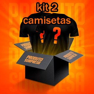 Kit 2 Camisetas! Super Queima de Estoque! Camiseta Surpresa, Liquidação, Saldão
