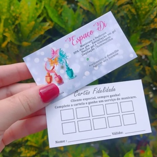 Cartão Impresso Personalizado - 500 unidades / fazemos arte em Oferta na Shopee