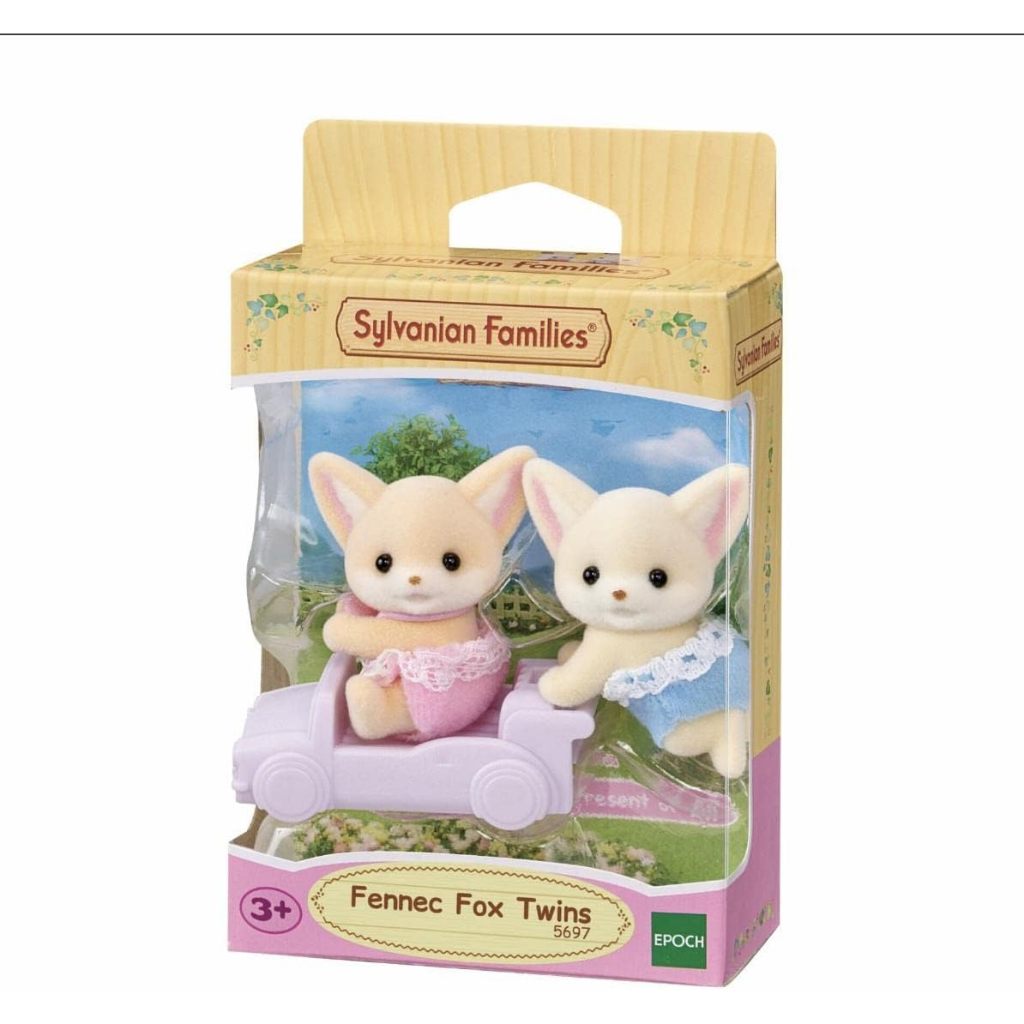 Sylvanian Families Gêmeos Raposas do Deserto 5697 - Epoch em Oferta na Shopee