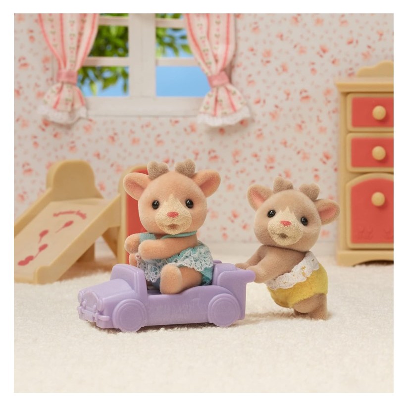 Detalhes do Sylvanian Families Gêmeos Renas 5693 Epoch