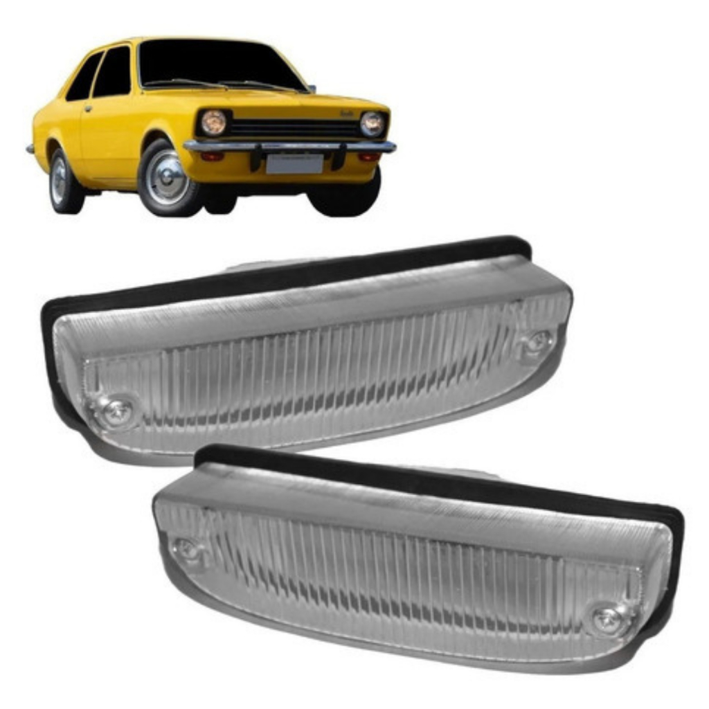Par Lanterna Diant. Chevette 74 75 76 77 78 79 80 81 82 Ambar/Cristal