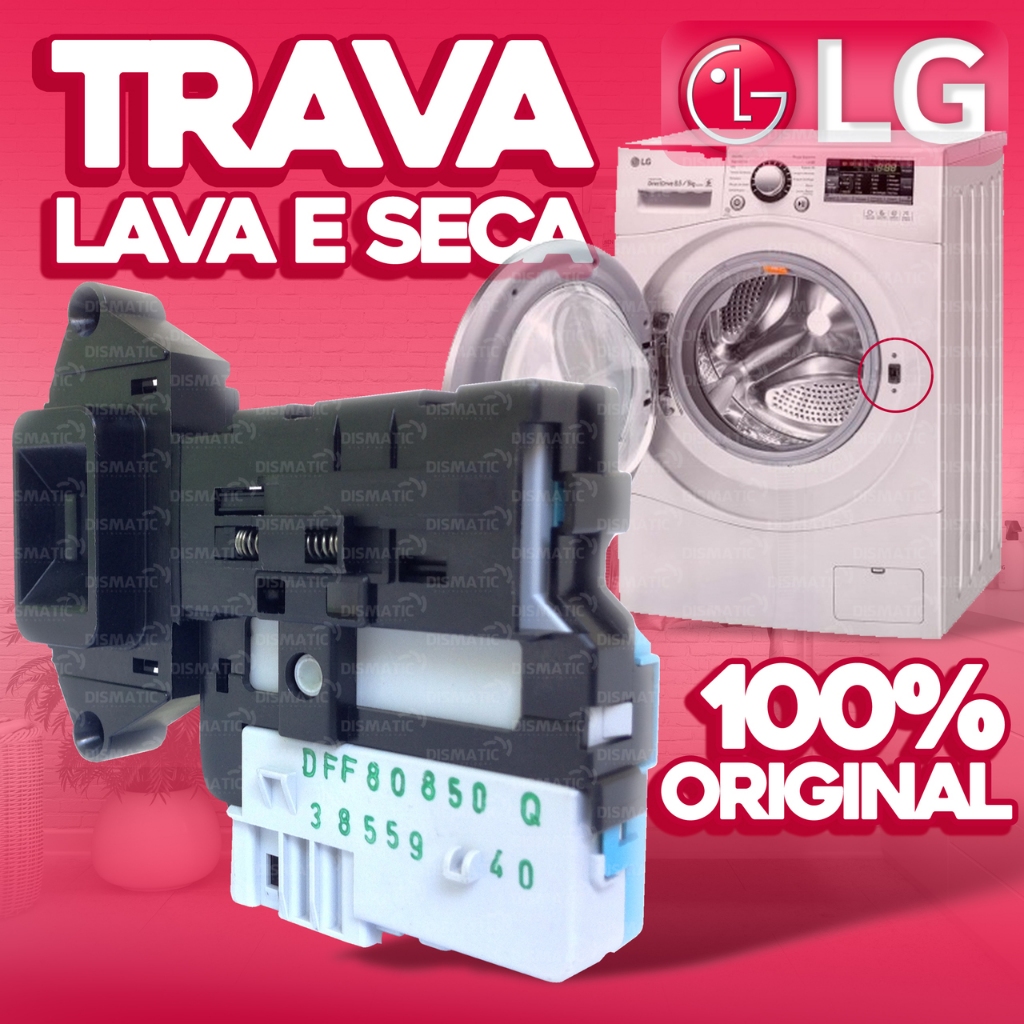 Trava da Porta Lava e Seca LG Original EBF49827801 e EBF49827803 - 127V ou 220V