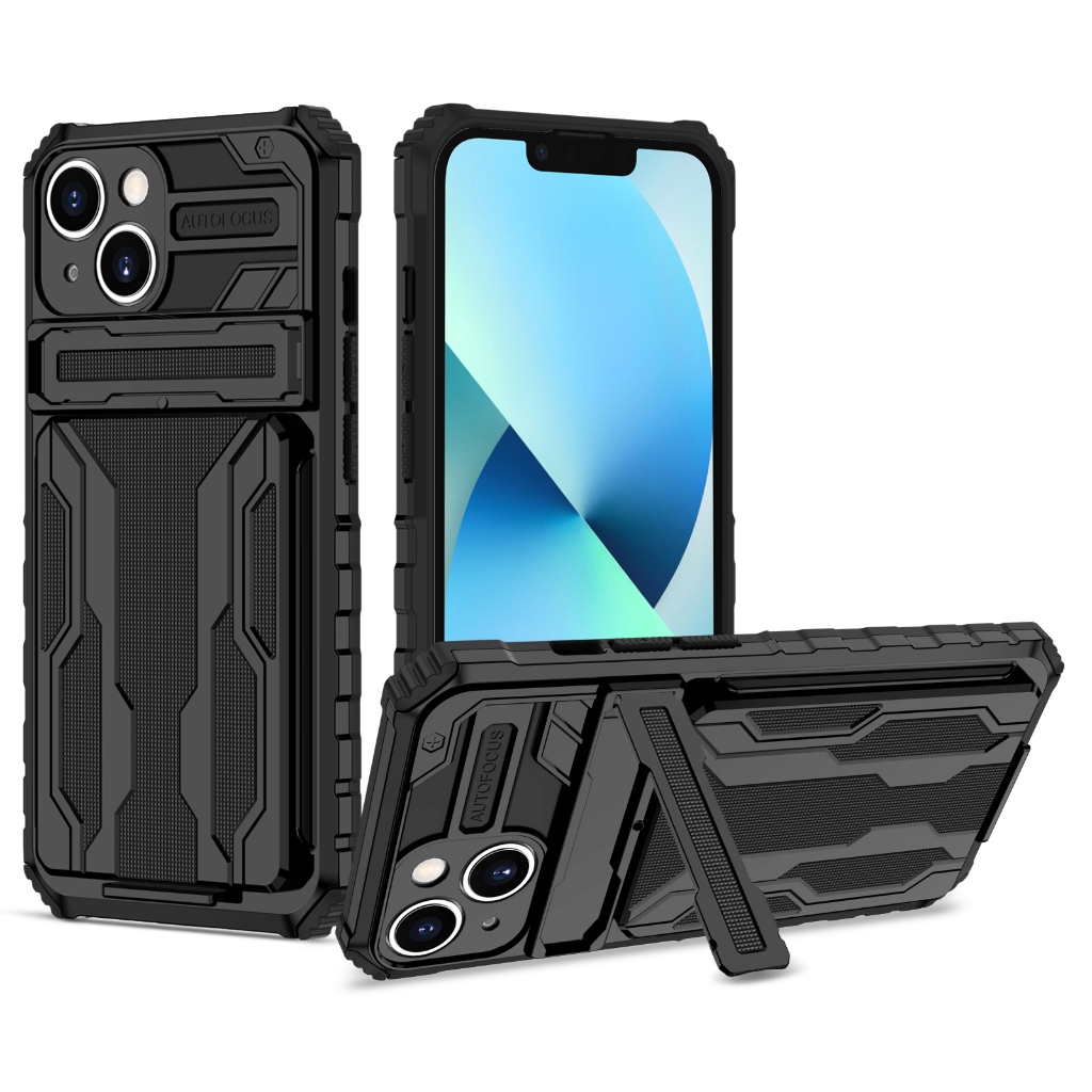 Capa Anti Impacto Porta Cartão Para iPhone 14/14 pro/14 pro max/iphone 15/15 pro/15 pro max em Oferta na Shopee