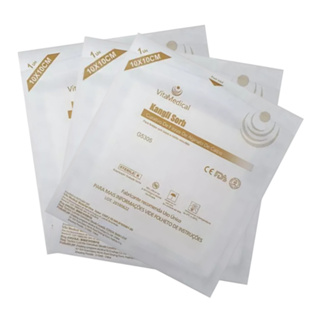 Kit 3 Curativos De Fibra De Alginato De Calcio 10x10 Cm em Oferta na Shopee