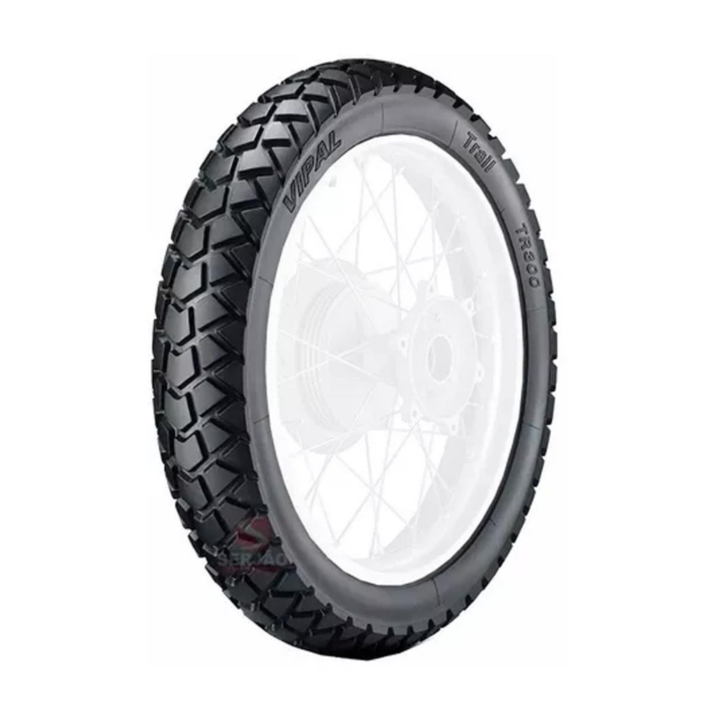 Pneu 130/80/17 Vipal Traseiro Com Câmara Xt600 Xt 660 Sahara Falcon Xlx 250 350 Vipal TR 300 Vamo