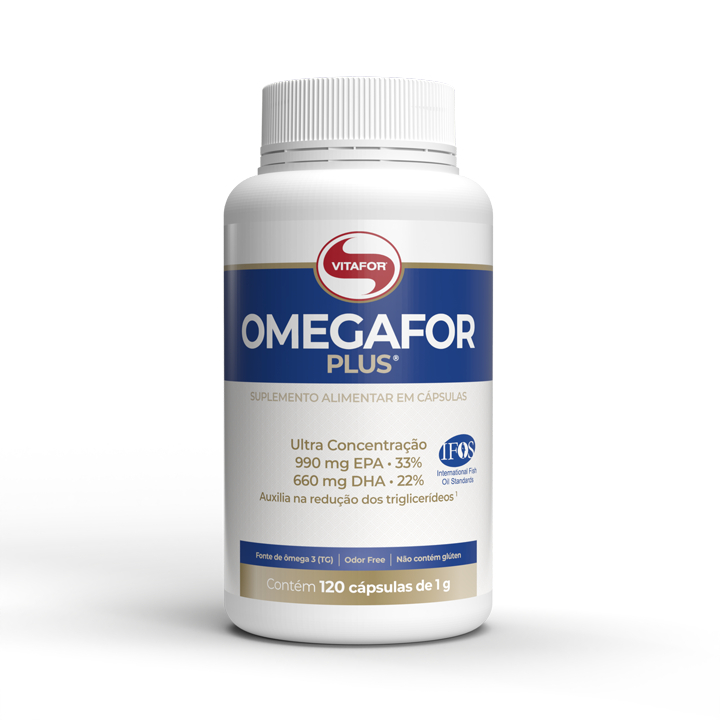 Omegafor Plus 1000mg 120 cápsulas - Vitafor em Oferta na Shopee