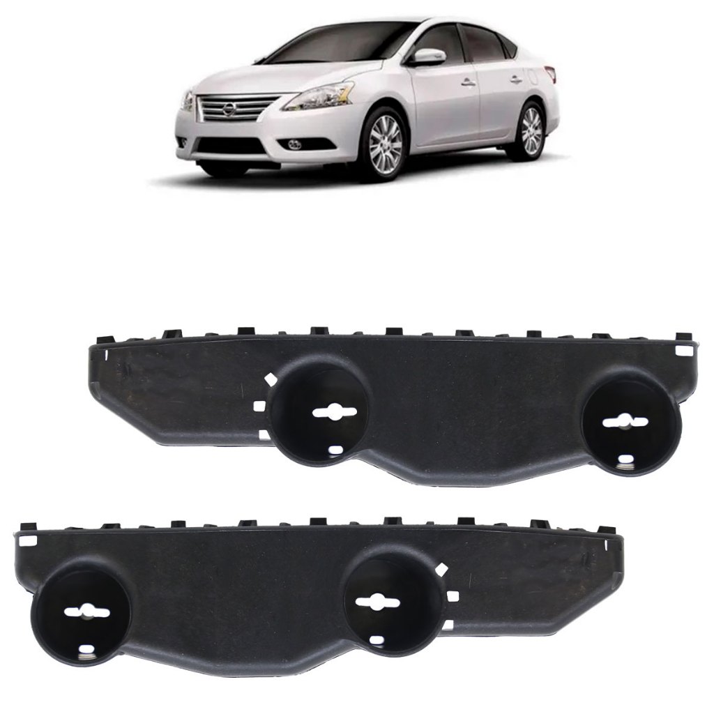 Suporte Guia Parachoque Dianteiro Sentra 2014 2015 2016 Preto - Spare Parts and Accessories for Vehicles