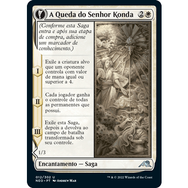A Queda do Senhor Konda (Barreira) - - Magic The Gathering