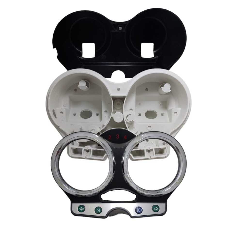 Conjunto do Painel Carcaça Sperior Inferior Suzuki Yes 125 2005 a 2012 3 Peças em Oferta na Shopee