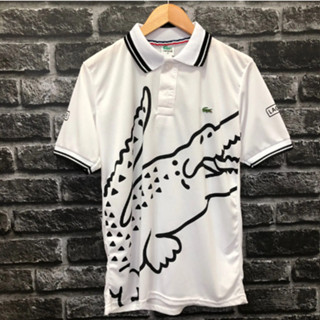 Camisa Polo Lacoste Jacaré Grande Gola V Ultra Dri Fit - Masculino Queima de Estoque!