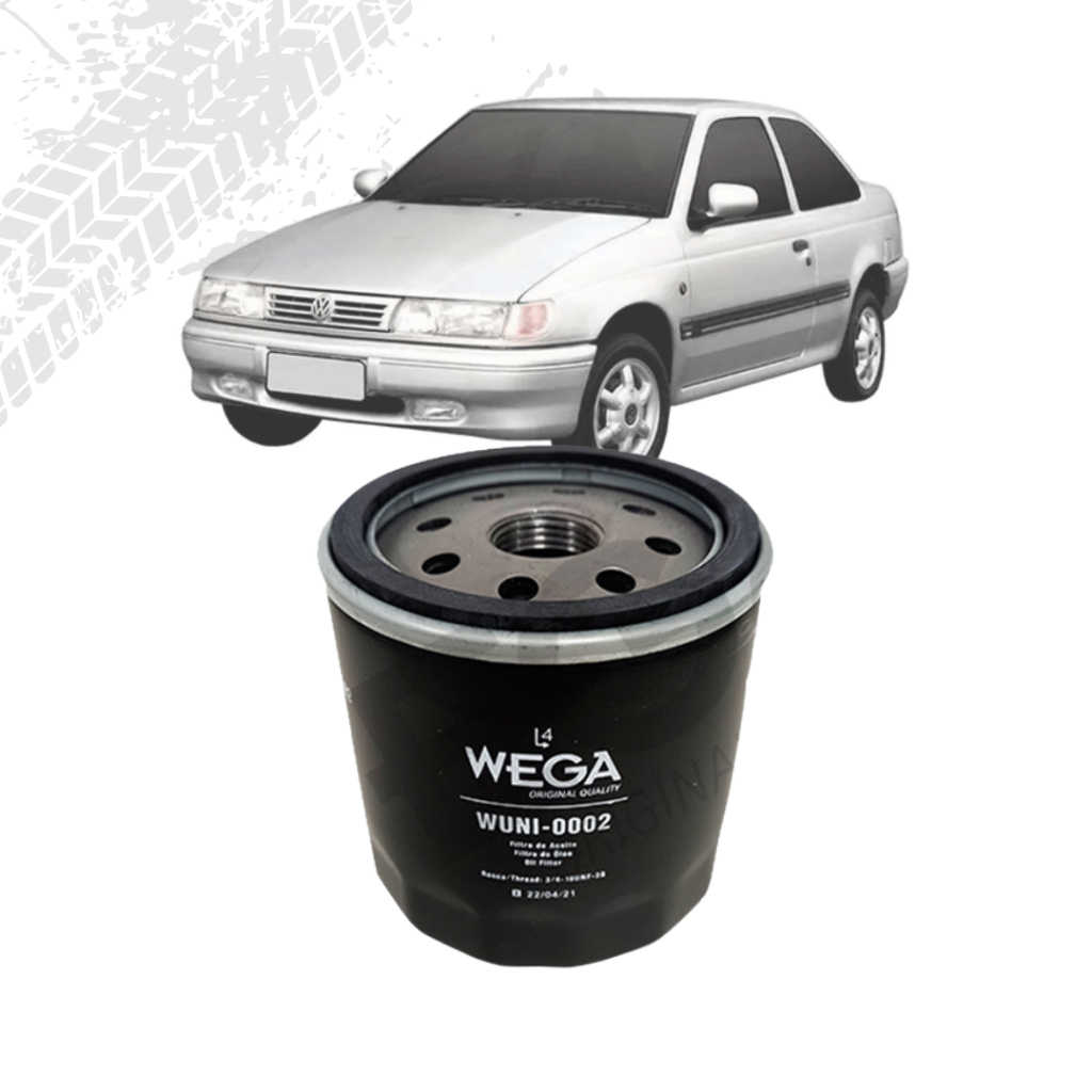 Filtro De Óleo VW Logus Sedan CL CLI GL GLS Wolfsburg 1.6 1.8 2.0 - 1994 a 1997