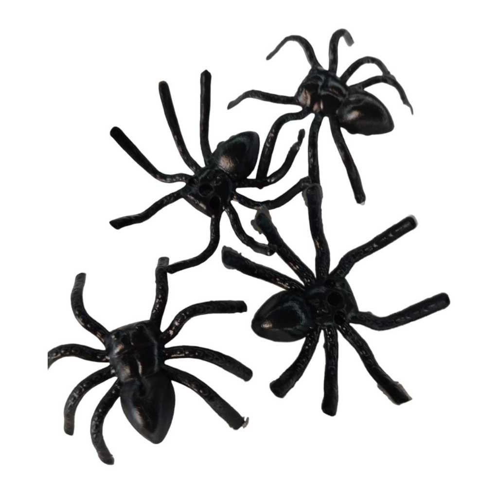 20 Aranha De Mentira Para Kit Festa Lembrancinha Prenda Criança Halloween Aranha Falsa em Oferta na Shopee