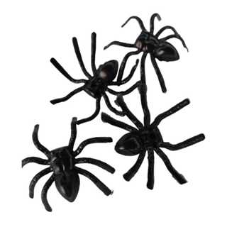 50 Aranha De Mentira Para Kit Festa Lembrancinha Prenda Criança Halloween Aranha Falsa em Oferta na Shopee