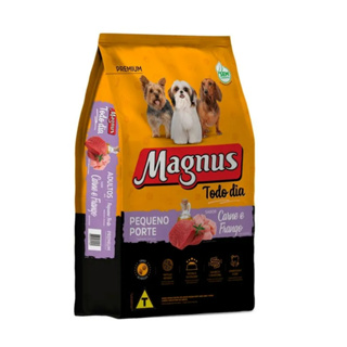 Ração Magnus Premium Todo Dia 10,1Kg Cães Adultos Pequeno Porte Sabor Carne e Frango Adimax em Oferta na Shopee