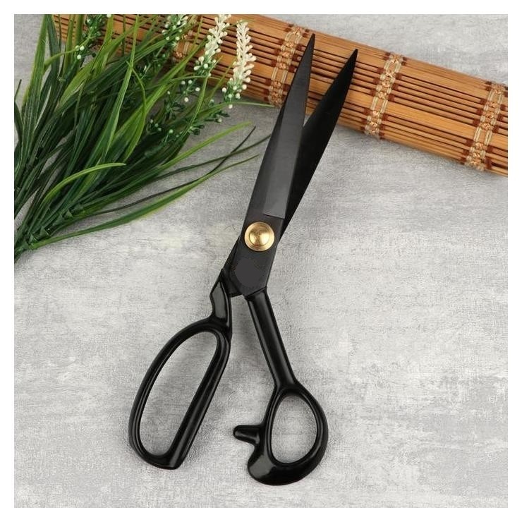 Tesoura Para Aparar Crina De Cavalo 11 Polegadas (titanium)  Tesoura De Alfaiate Costura Profissional Patchwork Para Tecido Tesoura De Titânio Titanium De corte alfaiataria corte e costura tesoura 12 polegada titânio é um material de alta durabilidade
