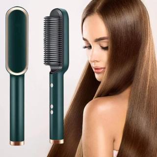 Escova Alisadora Bivolt 5 em 1 - Alisa, Hidrata, Modela, Alinha e Anti-Frizz Secador Chapinha de Cabelos Escova Secadora Tipo TAIFF escova 5 em 1 qualidade premium TOP  Escova Alisadora 5 Em 1 Temperatura Ajustável Bivolt Full Escova Alisadora De