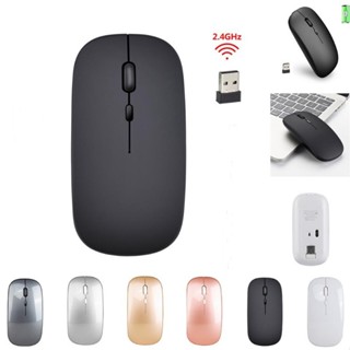 Mouse Sem Fio 2.4GHz USB Recarregável com Nano Receptor – Ultra Slim e Ergonômico em Oferta na Shopee