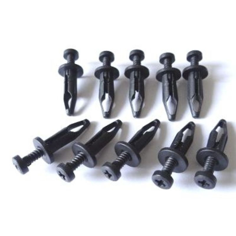 Grampo Presilha Rebite Spoiler GM Blazer S10 Parafuso 10 unidades