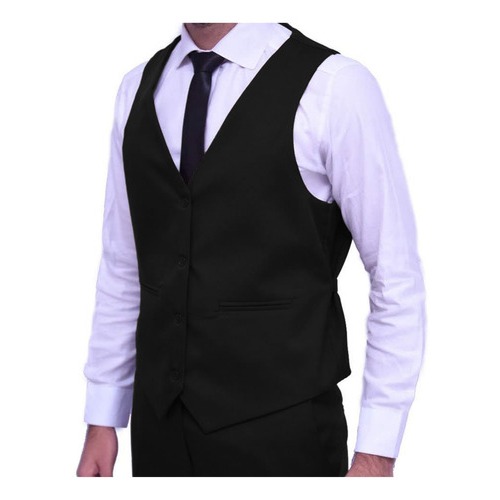 Colete Social Masculino Slim Oxford Preto: Estilo Premium em Desconto - Oferta Especial!
