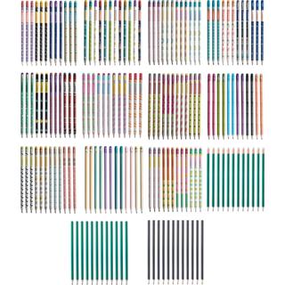 Kit Lápis de Escrever 2/HB Diversas Estampas com Borracha LeoeLeo Material Escolar HB Grafite em Oferta na Shopee