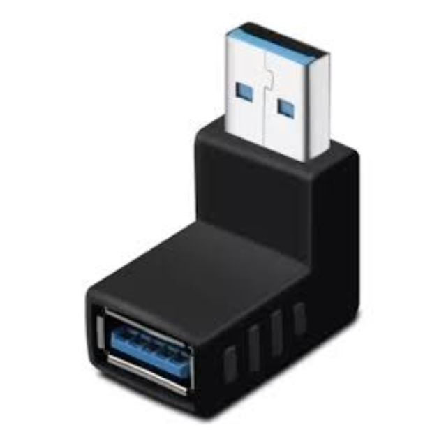 Adaptador usb 3.0 90graus macho e femea em Oferta na Shopee