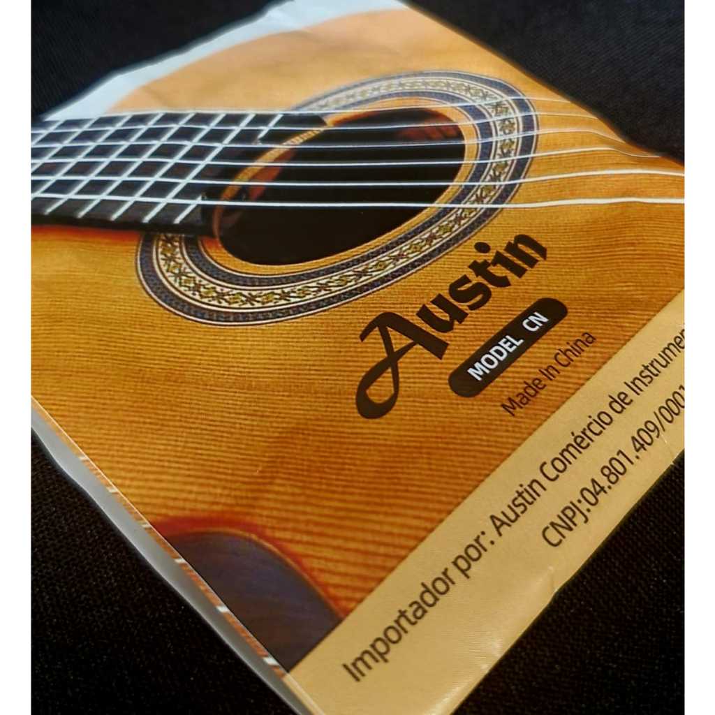 Imagem Encordoamento/Cordas para Violão Nylon Austin Kauthon CN (06 Cordas)