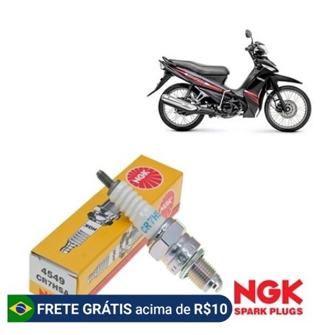 Vela De Ignição Dafra Zig 50 NGK C7HSA ORIGINAL