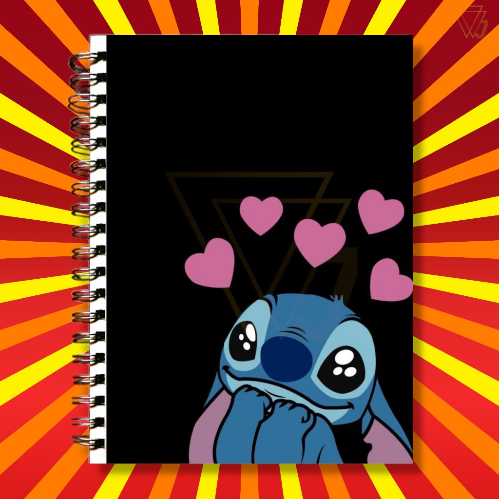 Adesivo Para Capa de Caderno Azul Lilo & Stitch Top Excelente Qualidade em Oferta na Shopee