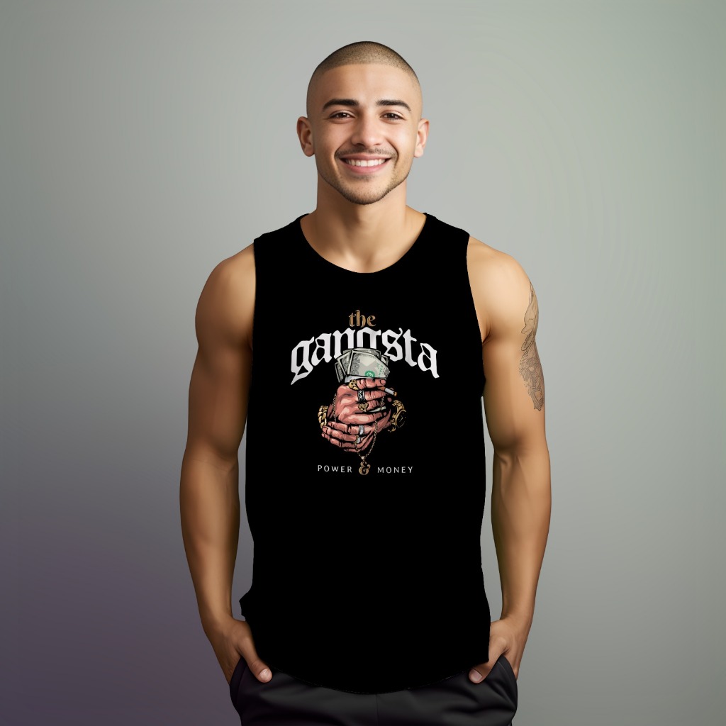Camiseta t-shirt Regata Gangsta Power Money