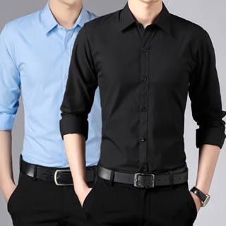 Kit 2 Camisa Social Masculina Manga longa Slim Fit em Oferta na Shopee