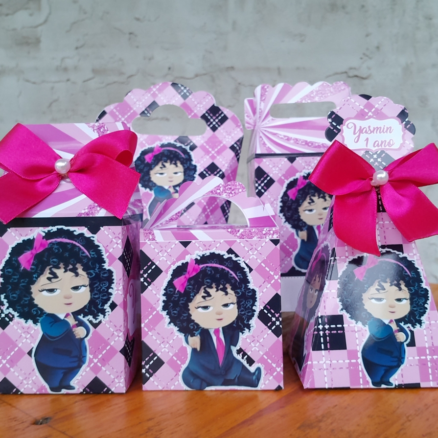 Kit Caixas A Poderosa Chefinha, Personalizados A Poderosa Chefinha, Lembrancinhas para Aniversário