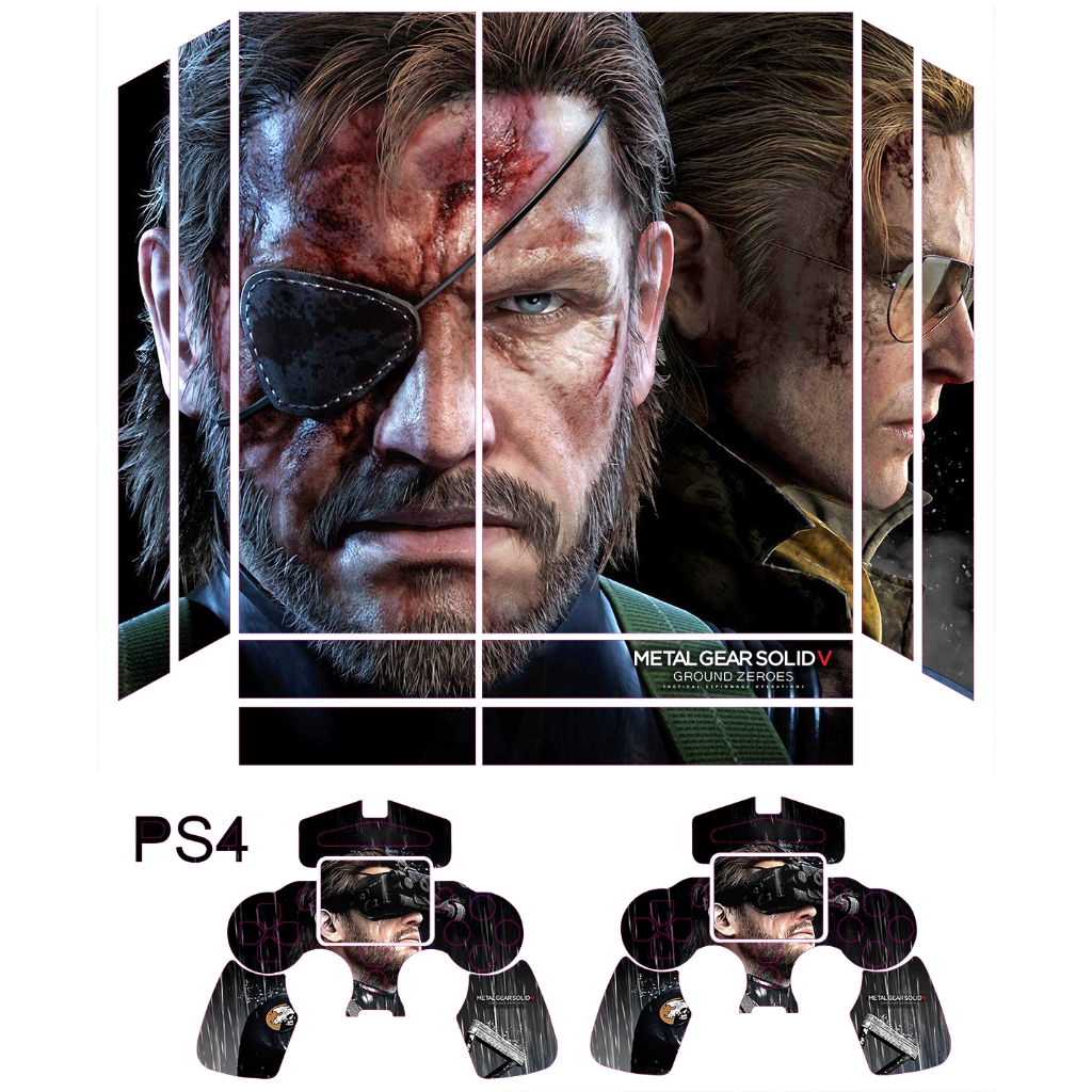 Skin Adesiva PS4 Fat - Metal Gear Solid V (Snake)