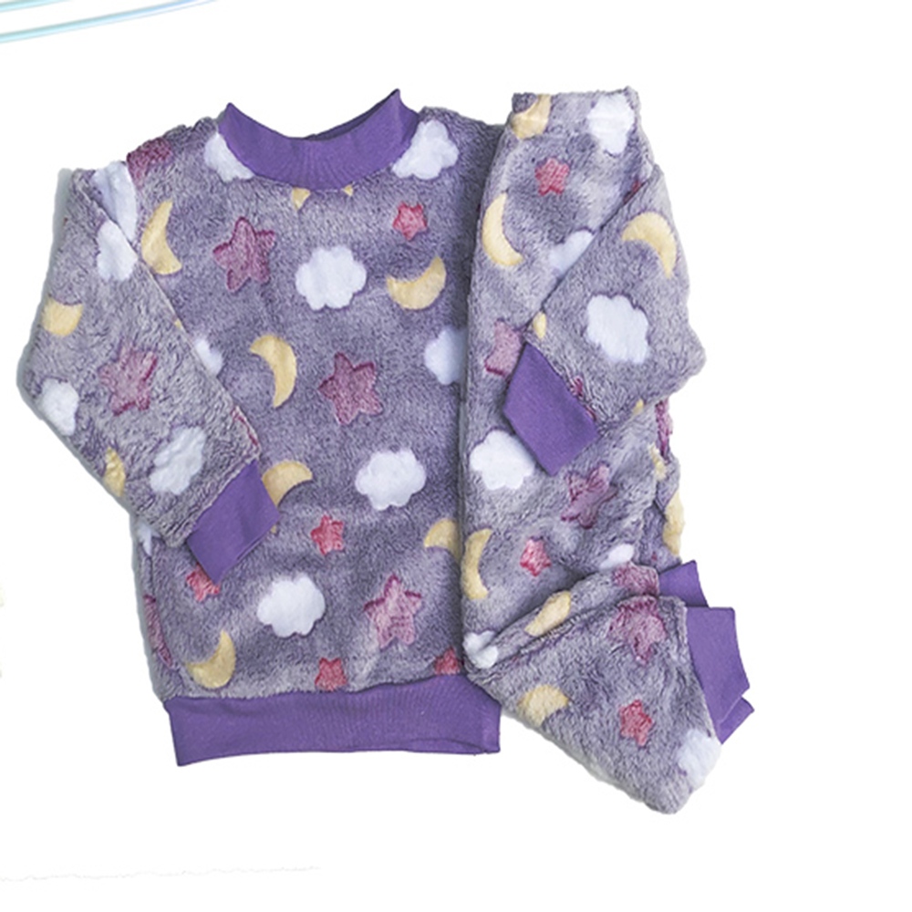 Conjunto Fleece Pelúcia Menina ou Menino Infantil Inverno Tamanhos 4 ao 8