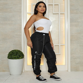 Calça Jogger Tactel Refletiva Frente Lançamento