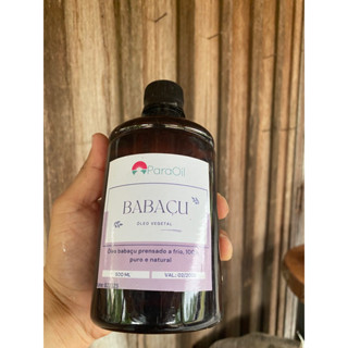 Óleo de côco babaçu 500ml, 100% natural, diretamente do pequeno produtor 500 ml