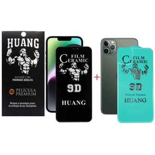 Kit Película Premium Cerâmica Privativa + Traseira iPhone