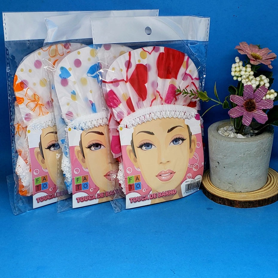 Touca de Plástico Para Banho