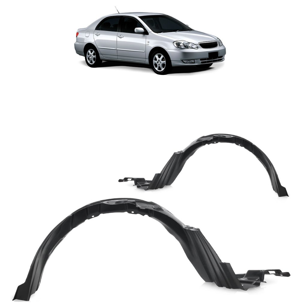 Parabarro Dianteiro Corolla 2003 2004 2005 2006 2007 Preto em Oferta na Shopee