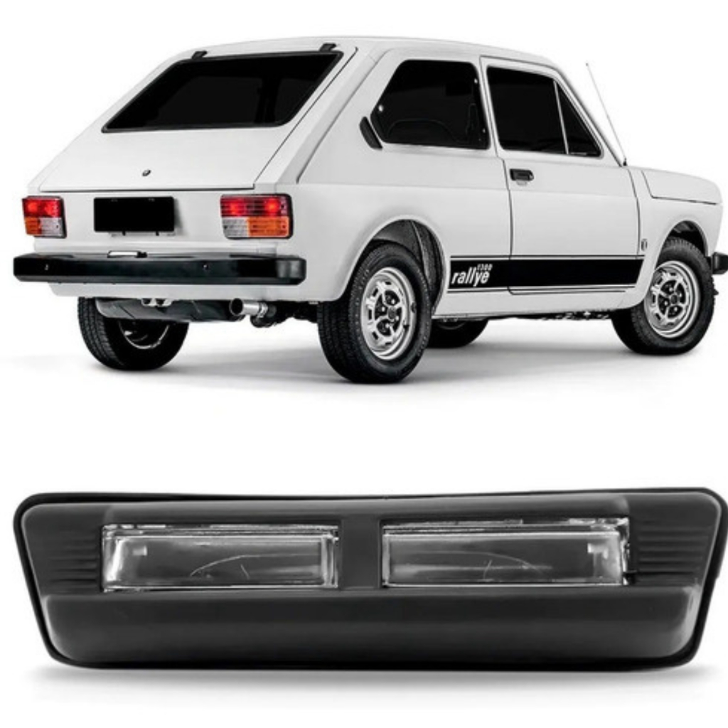 Lanterna Placa Fiat 147 - 76 77 78 79 80 81 82 83 84 Cristal