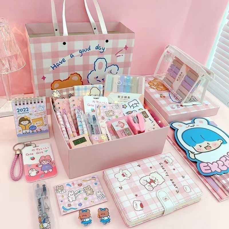 Kit 20 peças/Papelaria Itens Variados kawai - Fofo - Básico - Escritório